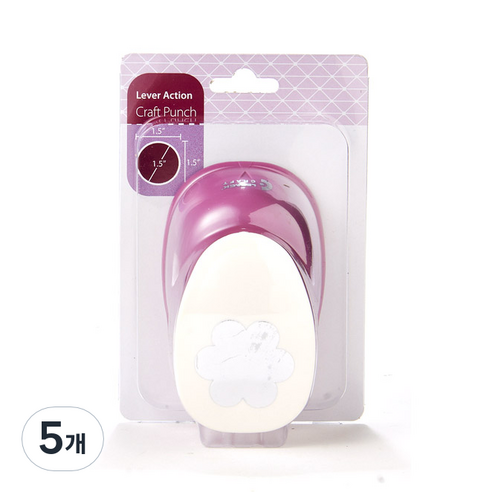 포코스 모양펀치 R-36, 꽃잎, 5개