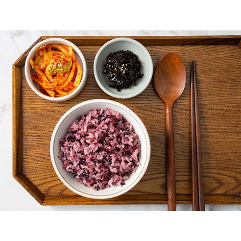 건강하고 맛있는 편리 식사: 곰곰 소중한 우리쌀 찰흑미밥