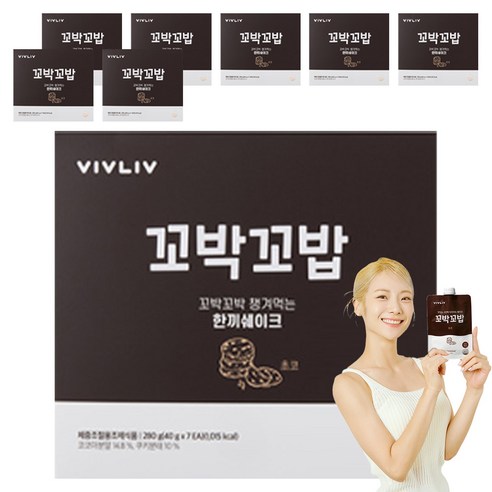 비브리브 꼬박꼬밥 체중조절용 조제식품 초코, 40g, 56개