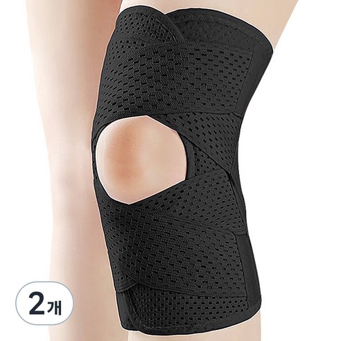 투아룸 4세대 무릎보호대 블랙, 2개