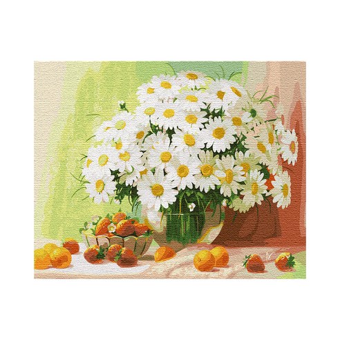 플레이어바웃 DIY 명화 그리기 세트 40 x 50 cm, 과일과 데이지