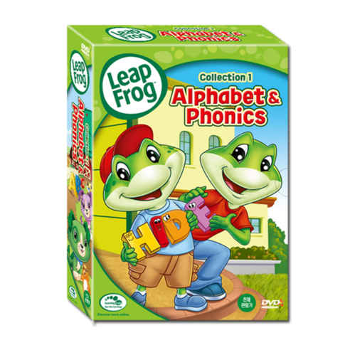 립프로그 Alphabet & Phonics 11종 세트, 4DVD, 4CD 스토커dvd