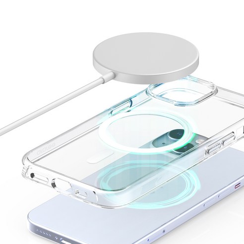 투명하고 보호적인 아라리 맥세이프 범퍼 케이스로 아이폰 15의 스타일과 안전을 보장하세요.