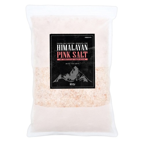 히말라야 핑크소금 granules, 5kg, 1개