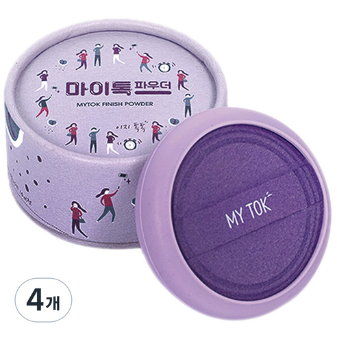 마이톡 피니쉬 파우더 4g, 4개