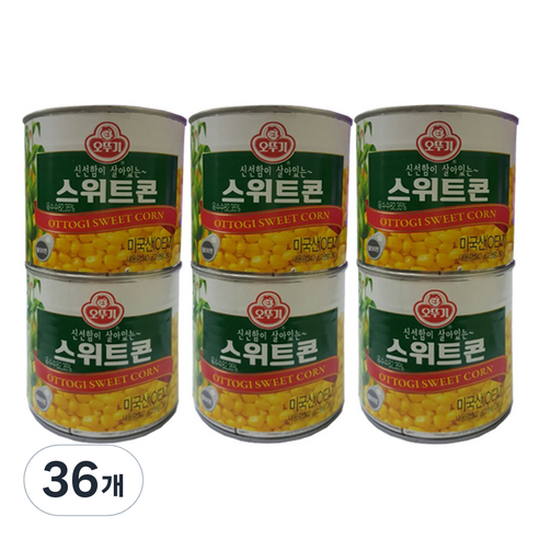 오뚜기 스위트콘 통조림, 340g, 36개