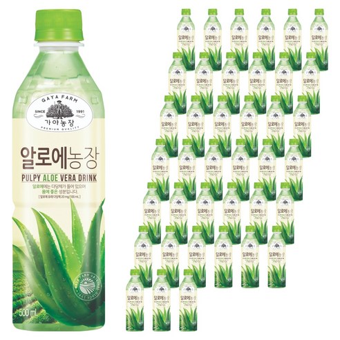 가야농장 알로에 음료, 500ml, 40개
