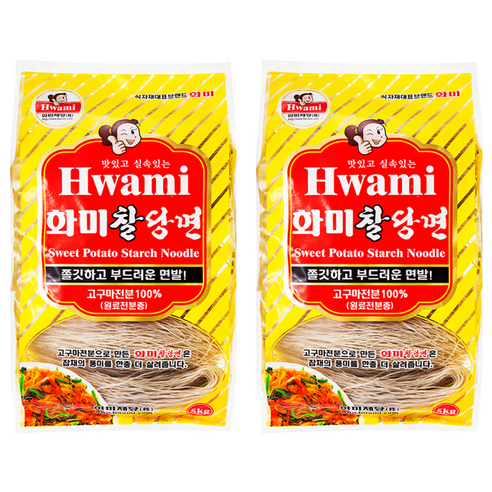 화미_찰당면(A급), 5kg, 2개