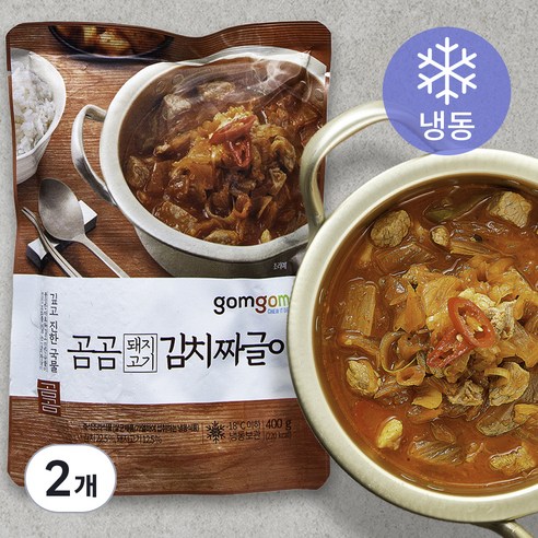 곰곰 돼지고기 김치짜글이, 400g, 2개