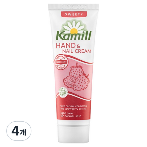 카밀 핸드 앤 네일 크림 미니 스위티, 30ml, 4개