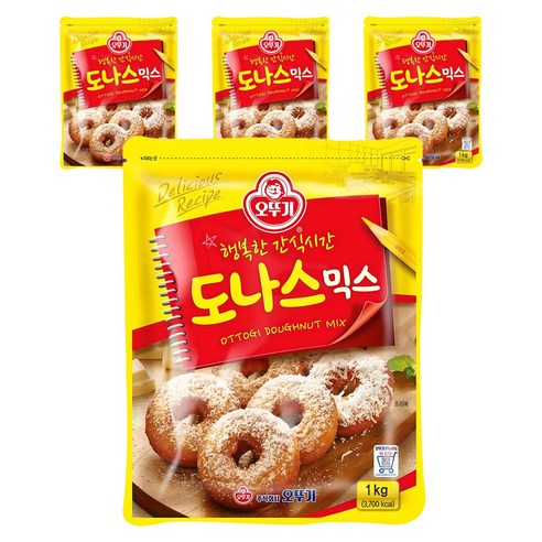 오뚜기 도나스믹스, 1kg, 4개