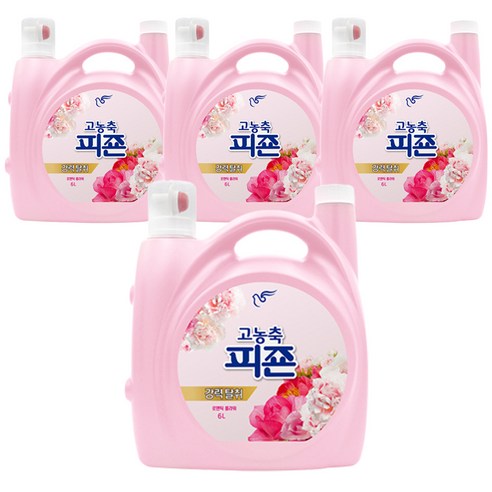 고농축 피죤 강력탈취 오리지널 로맨틱플라워 섬유유연제, 6L, 1개