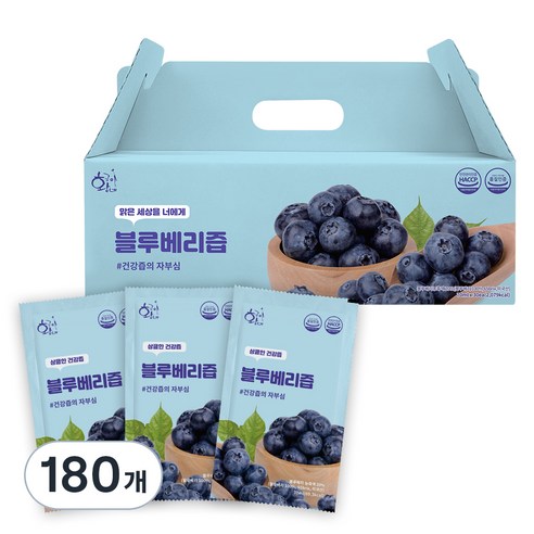 황금이네 블루베리즙, 70ml, 180개
