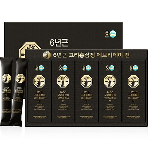 자연허브 6년근 고려홍삼정 에브리데이 진 홍삼스틱 30p + 쇼핑백, 450g, 2세트