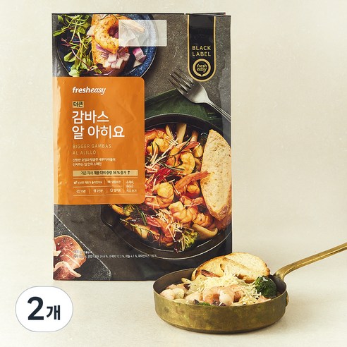 프레시지 더큰 감바스 알 아히요 2인분, 488g, 2개