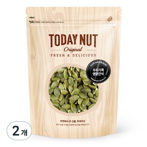 투데이넛 호박씨, 330g, 2개