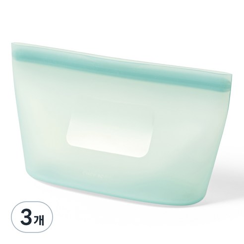 셰프토프 실리콘 지퍼백 1000ml, 대(L), 3개, 1개입