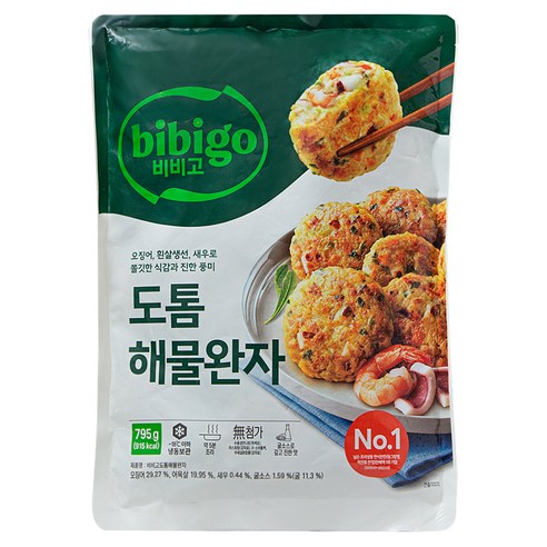 비비고 도톰해물완자 (냉동), 795g, 1개