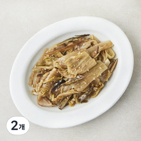 식도감 묵은지 멸치 볶음, 100g, 2개