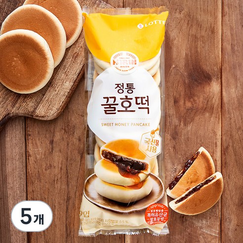 기린 정통 꿀호떡, 540g, 5개