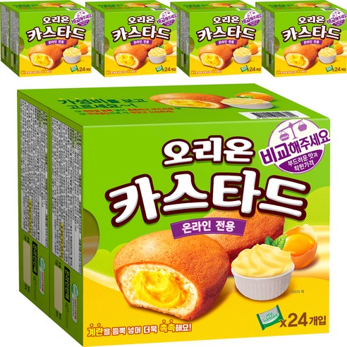 오리온 카스타드, 288g, 10개