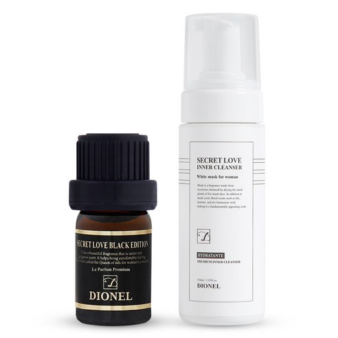 디오넬 시크릿러브 블랙에디션 5ml + 여성청결제 150ml, 1세트