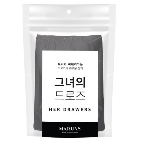 마른파이브 여성용 심리스 드로즈 3p
