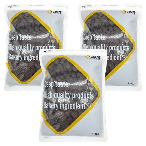 이르카 키론카오 다크 코팅 초콜릿, 3개, 1kg