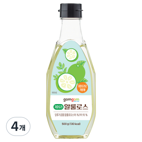 곰곰 저칼로리 알룰로스, 500g, 4개