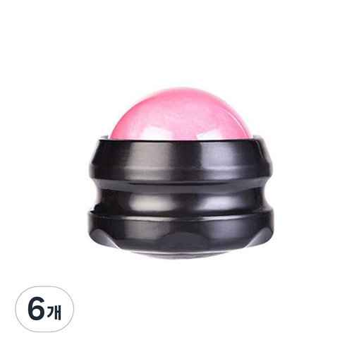 딕스포츠 블랙 마사지볼, 6개, 핑크