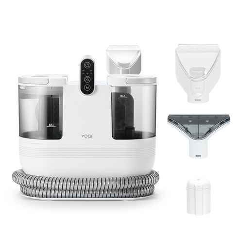 보아르 미스팀클링 고온수 패브릭 쇼파 스팀 습식 청소기, VSCL-003WH, 화이트