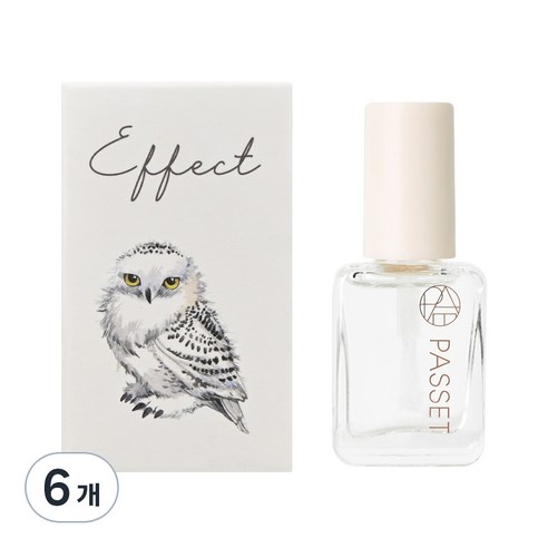 파셋 이펙트 네일 탑코트, 7ml, 6개