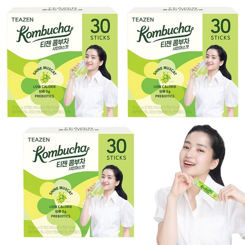 티젠 콤부차 샤인머스캣, 5g, 30개입, 3개