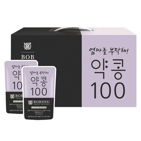 서울대밥스누 엄마를 부탁해 약콩100 두유, 180ml, 20개입