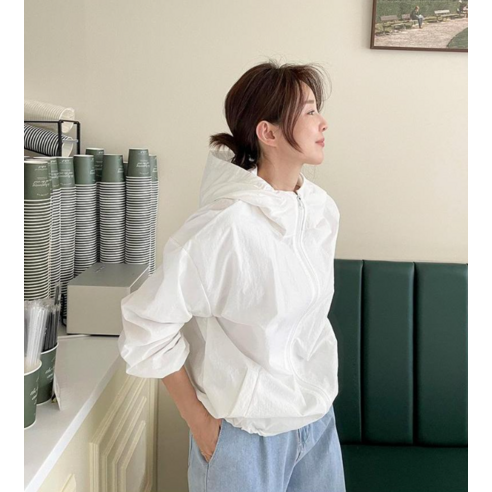 스타일과 실용성을 한번에! 난닝구 씨켈프 후드 바람막이 점퍼로 완벽한 봄을 맞이하세요.