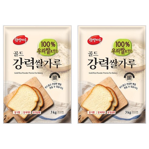 햇쌀마루 골드 강력 쌀가루 국산