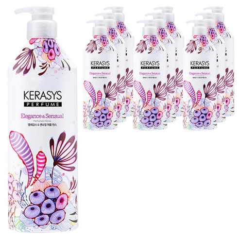 케라시스 엘레강스&센슈얼 퍼퓸 린스, 10개, 600ml