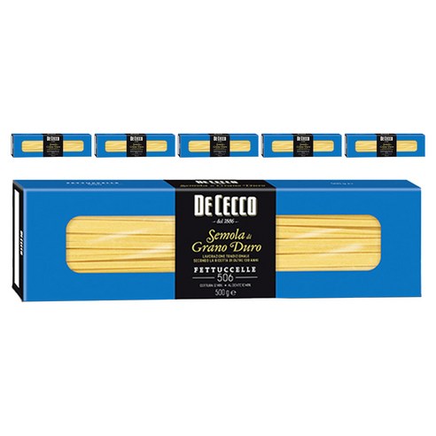 데체코 구르메 페투치네 스파게티면, 500g, 6개