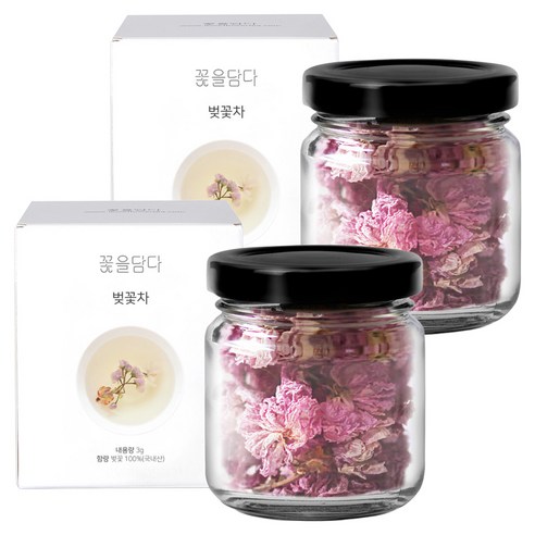 꽃을담다 미니 벚꽃차, 3g, 1개입, 2개