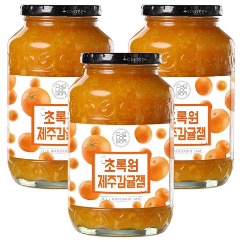 초록원 제주감귤잼, 1kg, 3개