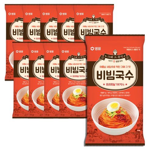 샘표 비빔국수, 135g, 4개