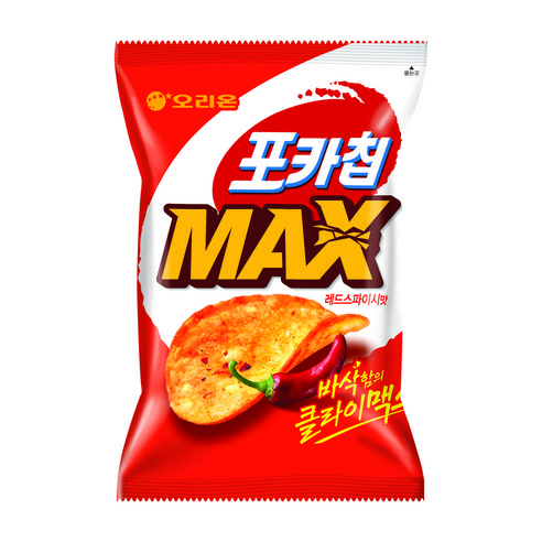 포카칩 MAX 레드 스파이시, 60g, 3개