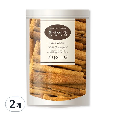 한방선생 시나몬스틱, 400g, 2개