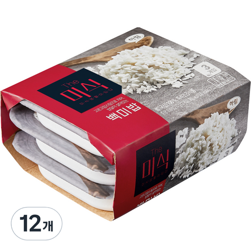 The미식 백미밥, 12개, 210g