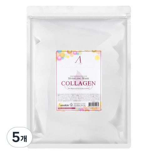 안스킨 오리지날 콜라겐 모델링팩 1kg, 1개입, 5개