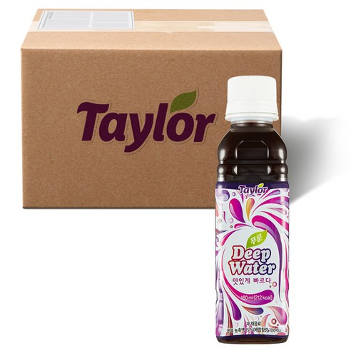 테일러 푸룬 딥워터, 180ml, 24개