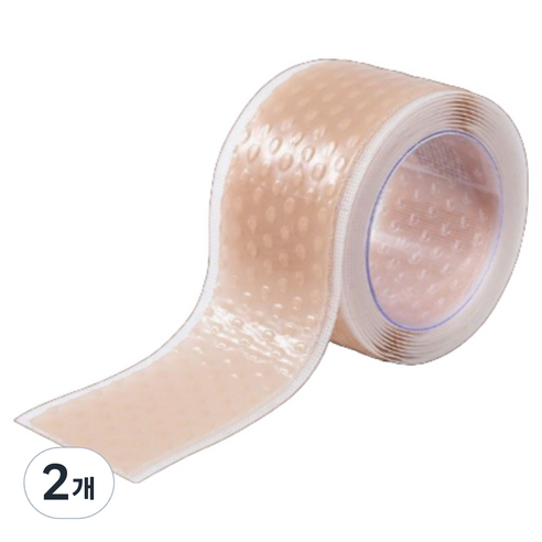 오코로 휴대용 뒷굽치 발 물집방지 패치 2cm x 1m 살구색, 2개, 1개입