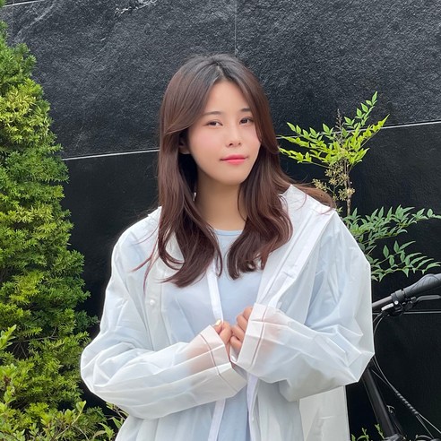 3초쿨 뉴레인코트, M, 화이트