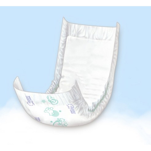 아기의 편안함을 감싸는 포근함, 하기스 NEW 크린베베 일자형 기저귀