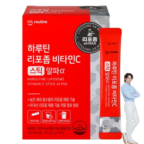 하루틴 리포좀 비타민C 스틱 알파 30p, 1개, 90g